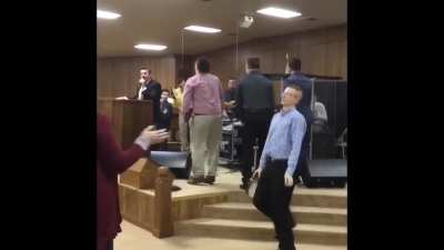 The dance is cringe, but doing it for an imaginary master is beyond
