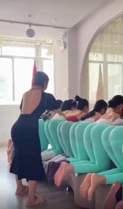 What are Chinese women training for?