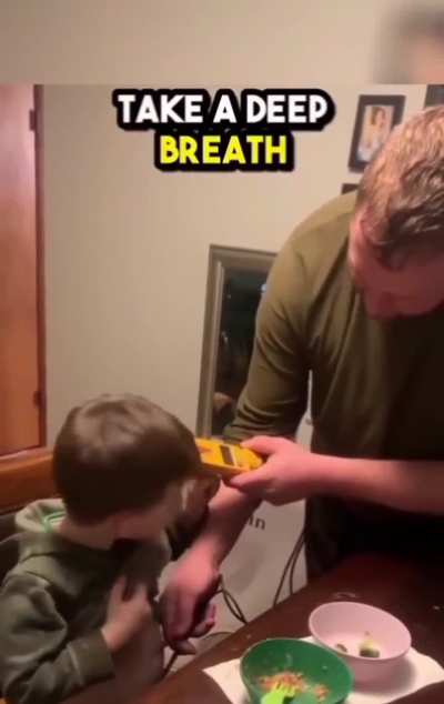 Dad tricks son into eating more vegetables