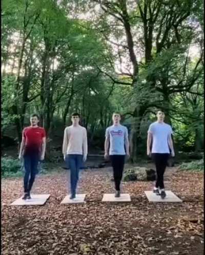 Awesome footwork ?