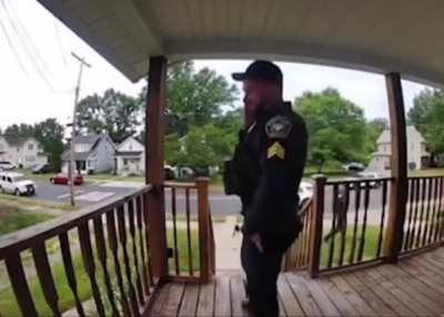 This cops reaction to being dispatched on this 911 call