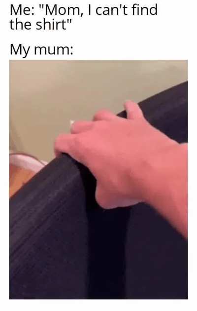 "Look, it's here"