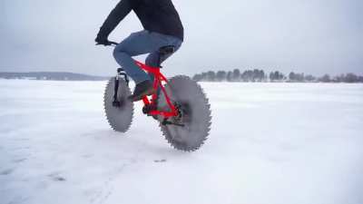 "The Iceman." The main thing is not to fall off the seat during the ride. It's also the perfect bike to use during the zombie apocalypse. Survivor's Diary