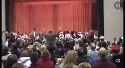 These kids and their conductor worked real hard.
