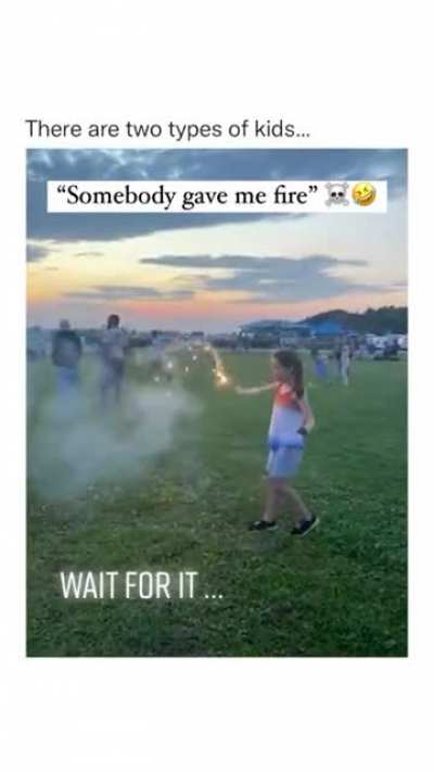 Flame on little dude
