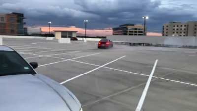 Ford Mustang driver strikes again