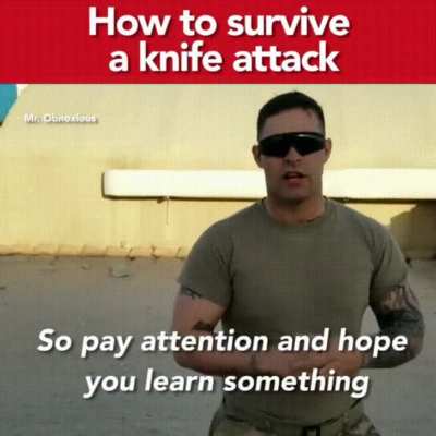 Really helpful self defence advice