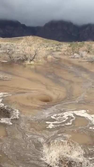 Mysterious whirlpools appear in Nevada desert