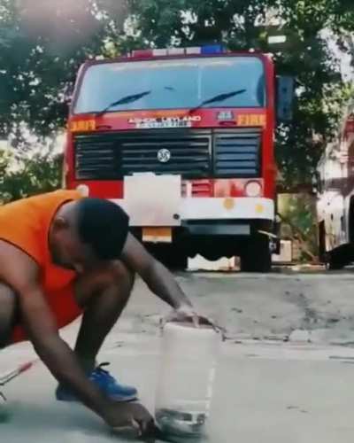 Indian Guy against a Cobra