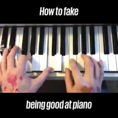 This guy can teach you to "play" the piano in less than 4 minutes