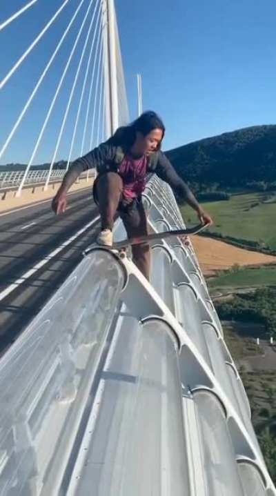 Skateboard base jump