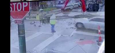 WCGW driving in a construction site