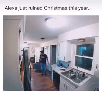 He could've saved it by saying Santa has special reindeer or something ?