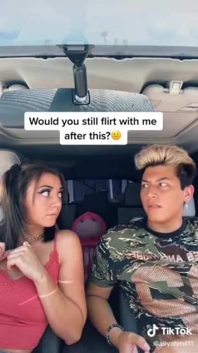 Contributing to the tik tok mountain of cringe