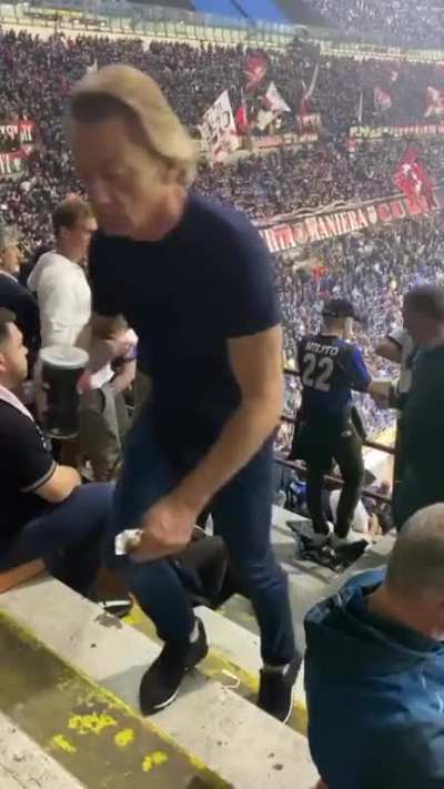 To climb the stairs