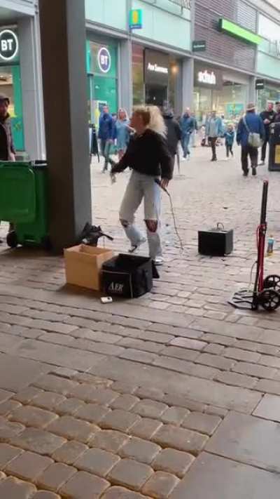 She didn’t even think twice.
