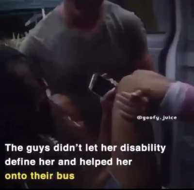 Such nice people in the world