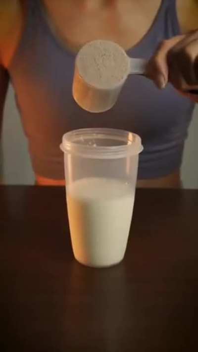 Damn, is that protein powder?
