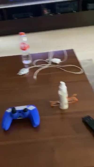 I just turned the PS on but he won’t let me play ?