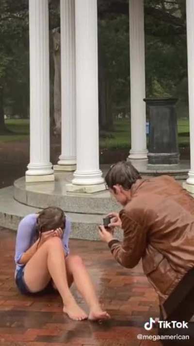 Not your average wedding proposal