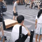 Excuse me sir could you move? Thanks.