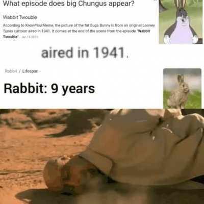 Big Chungus was funny