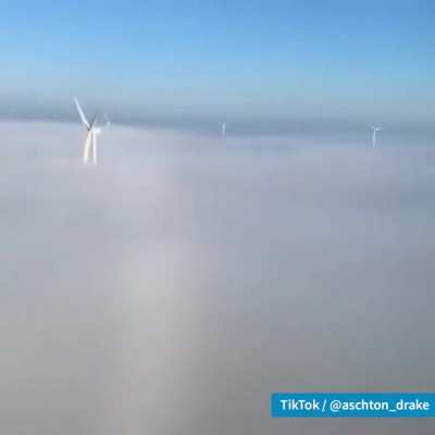 Above the clouds!