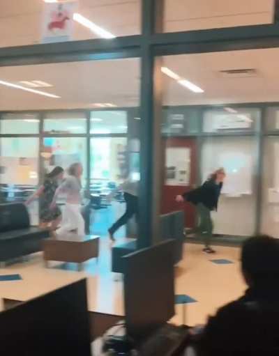 The school's teachers decided to mimic their students by leaving school as soon as the bell rang?