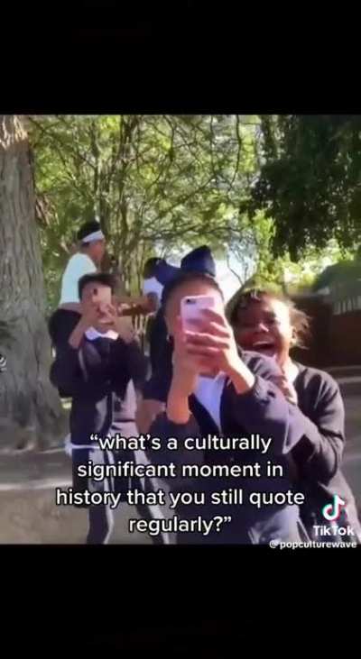 A culturally significant moment in history indeed