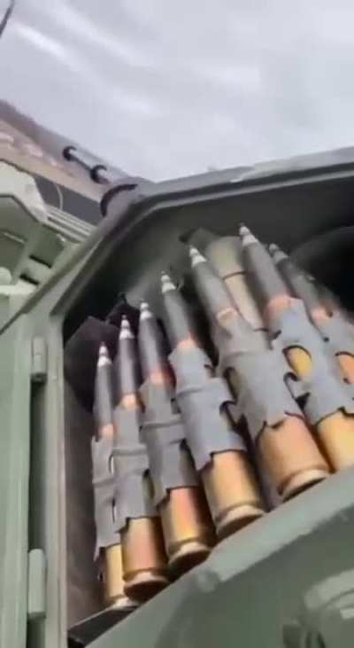 Locals are stealing the Russian Armored Vehicle