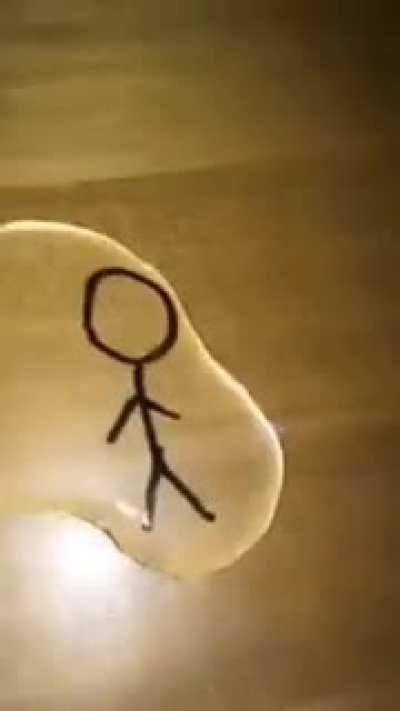 Majic Water Marker able to make drawings move in water.