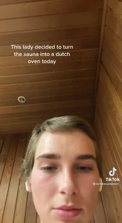 Bad sauna etiquette