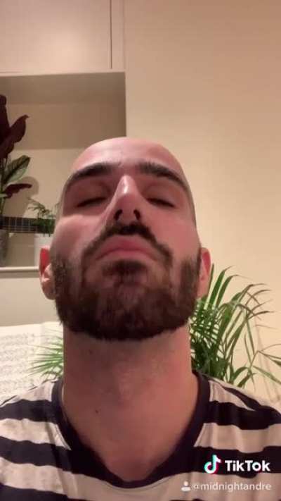 Trying the bald thing