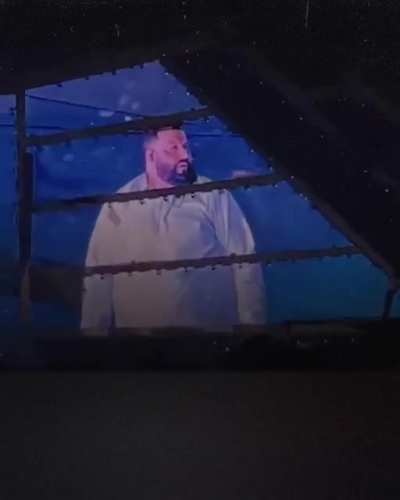 DJKhaled was really upset that the audience didn't know the words to his song "I'm the One"