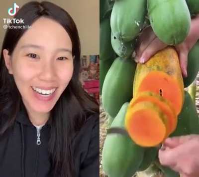 wow a papaya