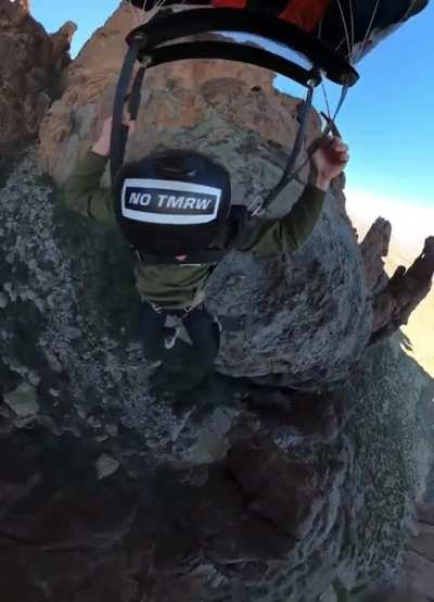 Base jump goes wrong