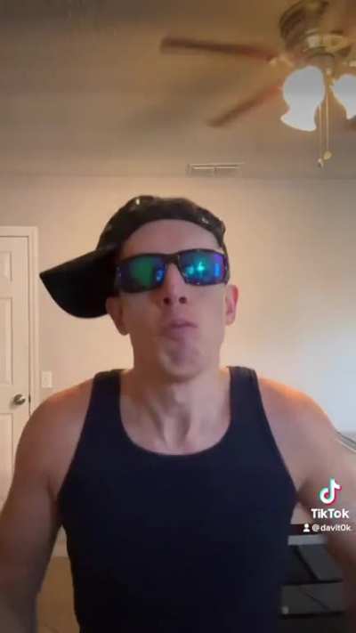 Mumbling thug talking a bunch of mess seconds before his house is shot up. ?