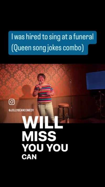 I was hired to sing at a funeral (queen song jokes combo)