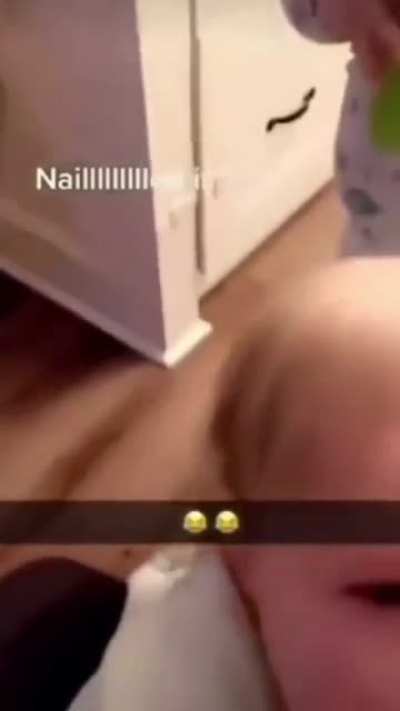Thank god he didn't swallow it.