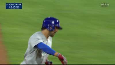 [Highlight] Alfonso Rivas hits his first career major league homer