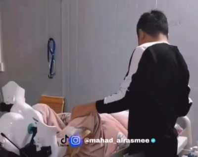In sickness and in health, the dedication of this husband