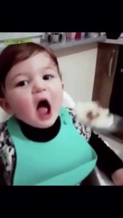 This is food time, not play time