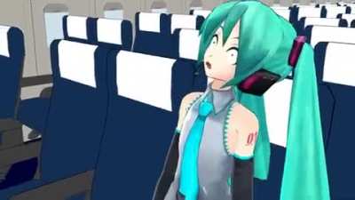 Miku goes to fly ??