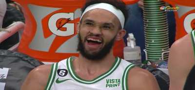 [Highlight] A bloodied &amp; near-deaf Derrick White looks forward to All-Star Weekend