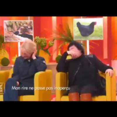This French TV Show invited people with unusual laughs to sit together on stage. Just listen to them ??