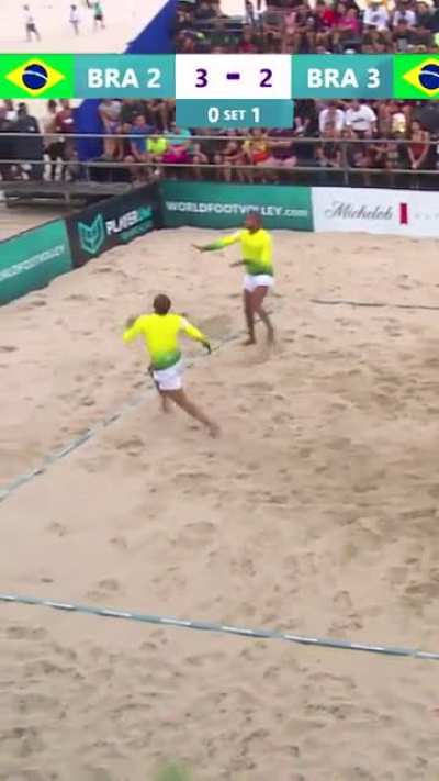 Volleyball but don’t use hands !!!
