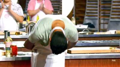 Gordon Ramsey sends a 19yr old contestant to culinary school.