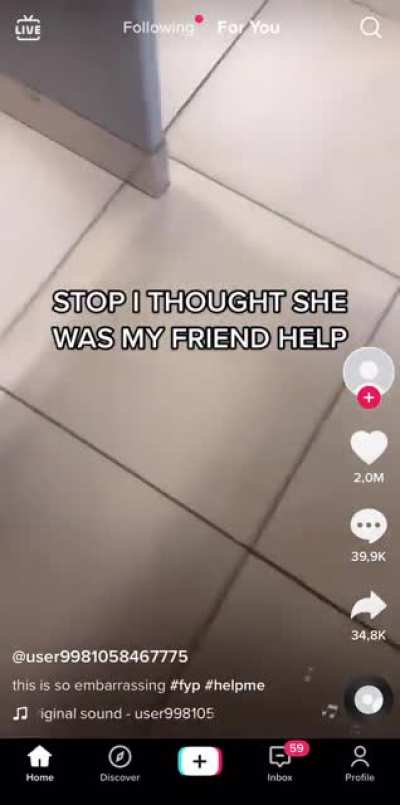 I think she’s sorry guys
