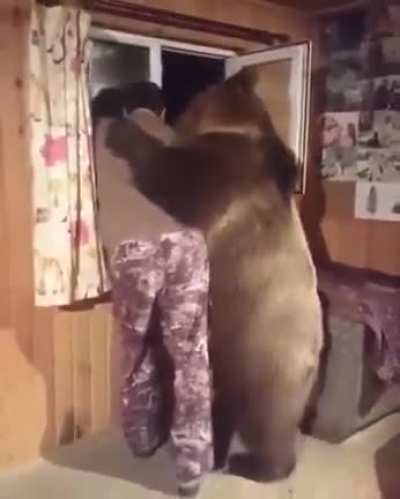 "It's OK....you can eat my porridge whenever you want."