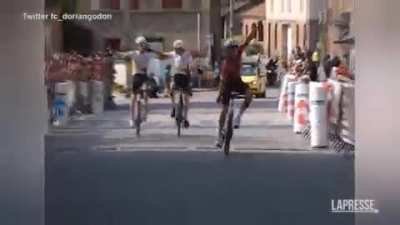 to cross the finish line together